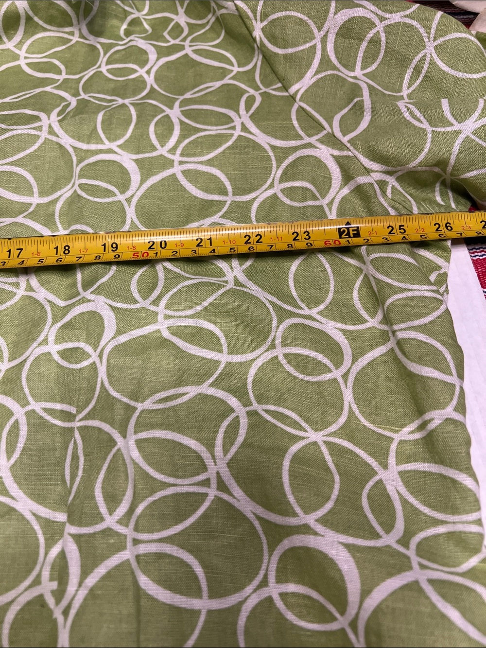 Harve Benard Lime Green and White Printed Skirt - Picture 6 of 12